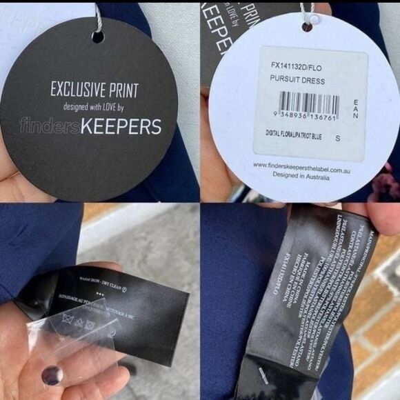 Finders Keepers Pursuit Floral Navy dress small - Picture 4 of 4